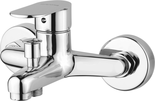 Single Lever Wall Mixer with Wall Flange